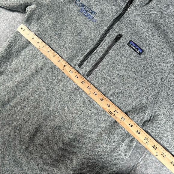 Patagonia Better Sweater Mens Large Grey 1/4 Zip Fleece Cozy Pullover Sweatshirt - Picture 6 of 9
